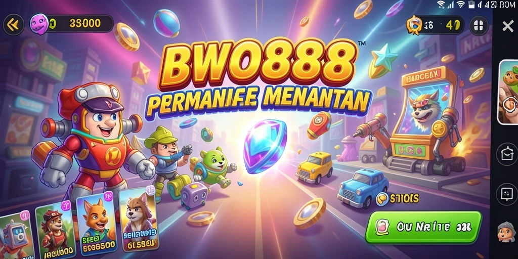 Tampilan gameplay BWO888 yang seru dan menantang di dalam game Arcade.