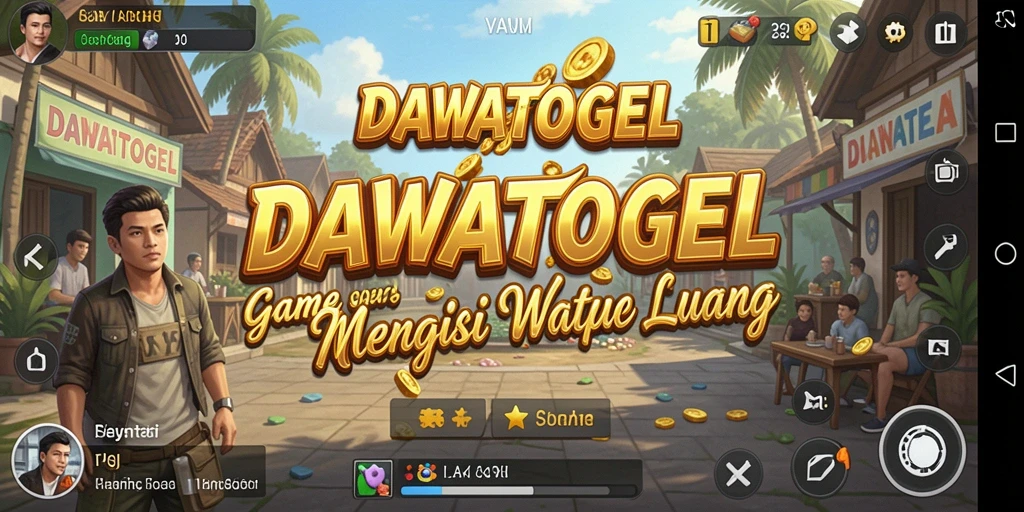 Tampilan gameplay santai DAWATOGEL yang menghibur.