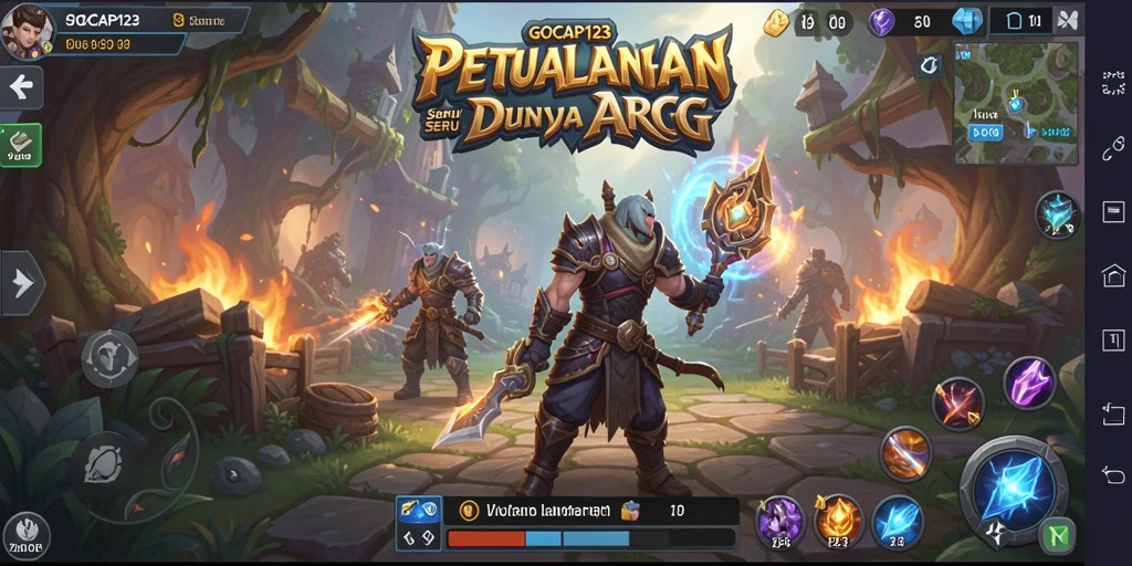 Tampilan gameplay seru di dalam dunia ARPG GOCAP123.