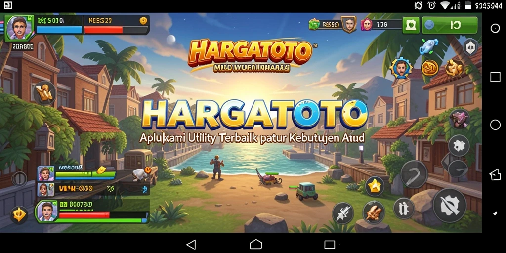 Tampilan aplikasi HARGATOTO yang intuitif dan user-friendly.