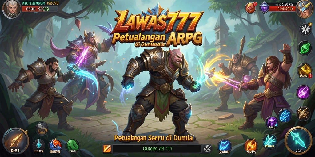 Tampilan gameplay menegangkan dalam dunia ARPG.