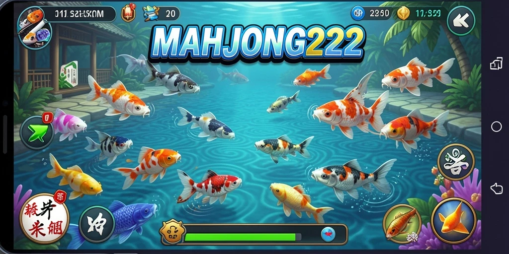 Tangkapan layar menampilkan serunya gameplay Tembak Ikan di MAHJONG222.
