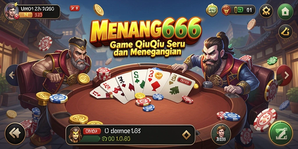 Screenshot MENANG666 menampilkan gameplay QiuQiu yang seru dan menarik.