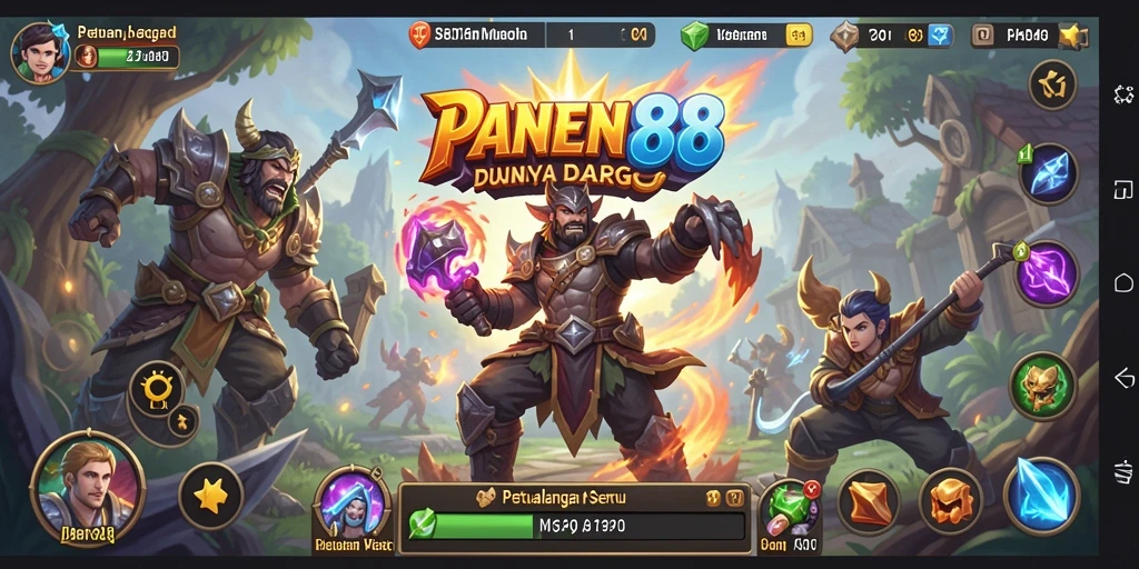 Tampilan gameplay seru di dunia ARPG PANEN88 yang penuh petualangan.