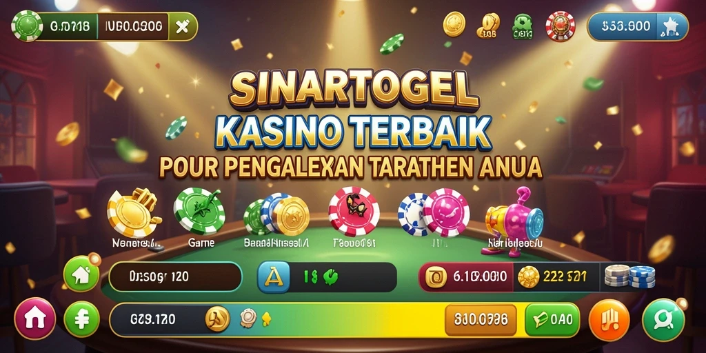 Menampilkan gameplay Kasino yang seru dan interaktif.