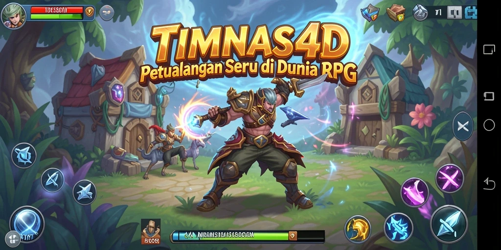 Tampilan gameplay RPG yang seru dan mendebarkan di TIMNAS4D.