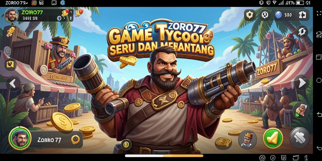 Tampilan gameplay ZORO77 yang menarik dan seru.